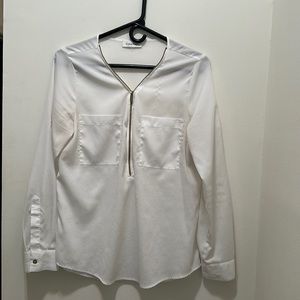 Calvin Klein white blouse